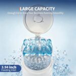 Máquina de hielo trituradora comercial afeitada, máquina de cono de nieve de 1200 libras/h con caja de almacenamiento de