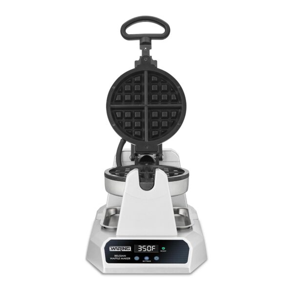 Waring Máquina comercial de gofres belga, 25 gofres por hora, temporizador automático de cuenta regresiva, función girat