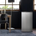 TCL 3.1 Cu Ft Compact Single Door Refrigerator in Silver, Small Mini Fridge Without Freezer for Bedroom, Dorm, Office, K