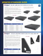 Dasqua 8500-0011 Grade A Granite Surface Plate for Precision Measurement, 400 x 400 x 60 mm Size