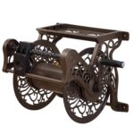 Carrete de Manguera Liberty Garden 707-P Montaje en Pared Bronce Guía de Plástico Capacidad 125 Pies