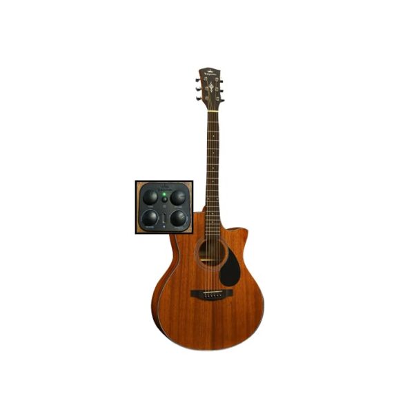 Kepma GA3-130A Grand Auditorium Acoustic Electric, Walnut