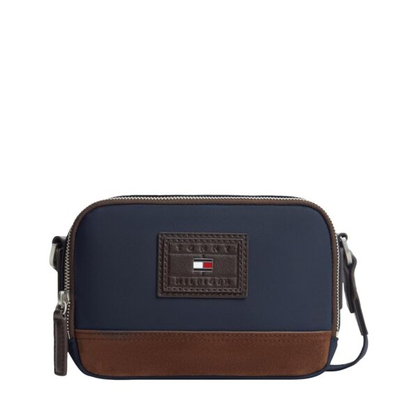 Bolso Cruzado Tommy Hilfiger Heritage AM14372-400 Azul Space Blue Poliéster Repreve