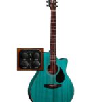Kepma GA3-130ABL Grand Auditorium Acoustic Electric, Transparent Blue