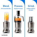 nutribullet Ultra Plus+ - Sistema de cocina compacto 3-1, sistema de cocina de 1200 W con licuadora, procesador de alime