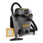 Vacmaster Professional Beast Series FLT+10 galones 6.5 Peak HP Aspiradora de tienda húmeda/seca con filtro de medios HEP