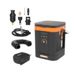 Compresor de Aire Portátil WORX WX098L 20V 150 PSI Inalámbrico Negro y Naranja