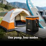 Compresor de Aire Portátil WORX WX098L 20V 150 PSI Inalámbrico Negro y Naranja
