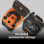 Compresor de Aire Portátil WORX WX098L 20V 150 PSI Inalámbrico Negro y Naranja