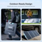Panel Solar Portátil Renogy RPP200EF-SEx2 400W Plegable 25% Eficiencia Tipo N 2 Piezas 200W con Salida USB-A y USB-C