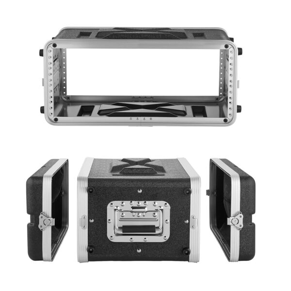VEVOR Estuche para rack de 4U, 14 pulgadas de profundidad, gabinete de servidor poco profundo con construcción ABS, pest