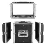 VEVOR Estuche para rack de 6U, 14 pulgadas de profundidad, gabinete de servidor poco profundo con construcción ABS, pest
