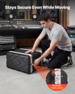 VEVOR Estuche para rack de 6U, 14 pulgadas de profundidad, gabinete de servidor poco profundo con construcción ABS, pest