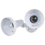 Lámpara Reflectora Exterior Doble Cabeza Satco Nuvo SF77/488/12 Blanca PAR38 Montaje en Pared Paquete de 12