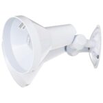 Lámpara Reflectora Exterior Doble Cabeza Satco Nuvo SF77/488/12 Blanca PAR38 Montaje en Pared Paquete de 12