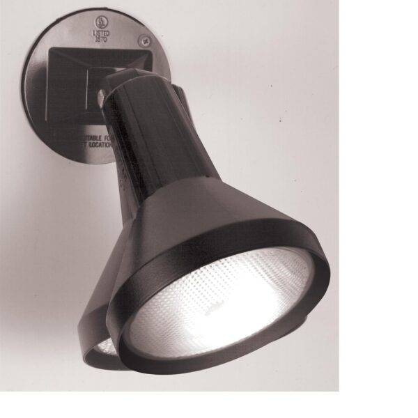 Reflector de Luz Exterior Ajustable Nuvo SF77/700/12 PAR38 Base E26 Negro Paquete de 12