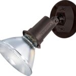 Luz de Seguridad Exterior Ajustable PAR38 Nuvo SF76 521 12 Bronce Paquete de 12
