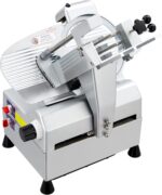 Meat Slicer, 240w Fully-Auto Stainless Steel Frozen Meat Slicer, 0-12MM Adjustable, Child Lock Protection, Easy to Clean