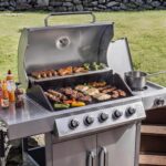 Parrilla de Gas Royal Gourmet GE5001S 5 Quemadores Quemador Lateral Plata 59000 BTU 603 Pulgadas Cuadradas Área de Cocci