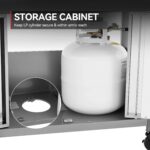 Parrilla de Gas Royal Gourmet GE5001S 5 Quemadores Quemador Lateral Plata 59000 BTU 603 Pulgadas Cuadradas Área de Cocci
