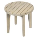 Set de Patio Christopher Knight Home Perla 3 Piezas Madera de Acacia Sillón Club y Mesa de Centro Color Light White Sand