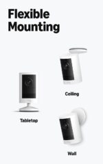 Cámara para exteriores inalámbrica Ring (último modelo): seguridad de casa/negocio, video de gran angular Retinal 2K, zo