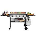 Plancha de Propano Royal Gourmet GB4001F 4 Quemadores 52000 BTU 582 Pulgadas Cuadradas
