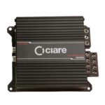 Ciare C4A300PS 4-Channel Powersport Amplifier, 4 x 300W Full Range Bridgeable Class D Amp, Compact 2 Ohm Stable Speaker