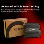 Amplificador de Audio para Automóvil CIARE C4A300 4 Canales 300W Clase D Rango Completo Estéreo 2 Ohmios Puente 4 Ohmios