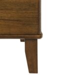Ottoman Cama para Gato Christopher Knight Home Letitia 389567 Madera de Caucho Cojín Tapizado Acabado Nogal