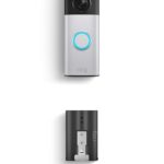Videotimbre Inalámbrico Ring Plus 2da Generación Níquel Plateado con Batería Fácilmente Desmontable