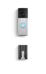 Videotimbre Inalámbrico Ring Plus 2da Generación Níquel Plateado con Batería Fácilmente Desmontable