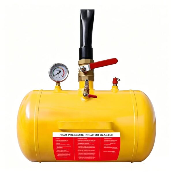 Herramienta Asentadora de Talón de Llanta Torin ATS-TBS93710G-DMC Tanque de 10 Galones 145 PSI con Manómetro y Manija pa