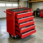 Torin 5 Drawer Tool Chest on Wheels, Rolling Garage Tool Storage Cabinet Workshop Organizer with Locking System for Gara
