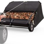 Barredora de Césped AUTOSAVER88 MAAUTkQ8jl 48 Pulgadas 25 Pies Cúbicos Remolque Acero de Aleación Negro