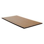 Ackland SereniSlats Honey Beige 24 in. x 48 in. Warm Beige Acoustic Wall Panel, 3D Fluted Wood Slat Sound Absorbing Pane
