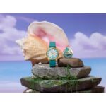 Reloj Citizen Eco-Drive Moana FE6182-46Y Mujer Caja Acero Inoxidable Dorado 36 mm Correa Cuero Azul