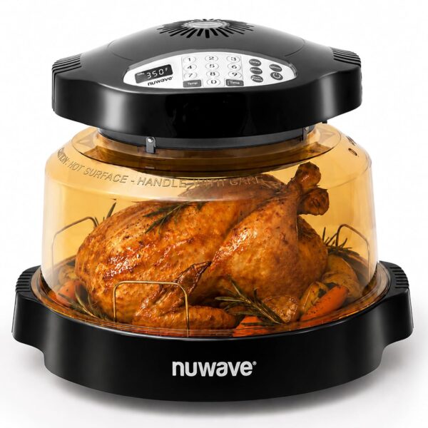 Nuwave Pro Plus 2 - Horno freidora de aire, convección de encimera infrarroja, sin descongelar, sin precalentamiento, ca
