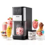 VEVOR Máquina para hacer helados, 7 en 1 para helados, sorbete, batido, yogur helado y helado Lite, máquina de helado ca