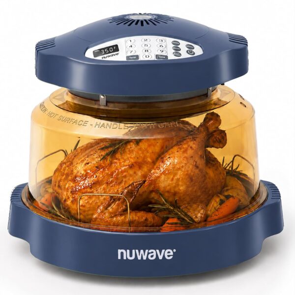 Nuwave Pro Plus 2 - Horno freidora de aire, convección de encimera infrarroja, sin descongelar, sin precalentamiento, ca