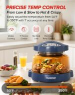 Nuwave Pro Plus 2 - Horno freidora de aire, convección de encimera infrarroja, sin descongelar, sin precalentamiento, ca