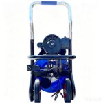 Electric Drain Cleaner Machine 100Ft x 1/2Inch, 550W Drain Auger for 1"-4" Pipes, Portable Electric Drain Snake with Whe