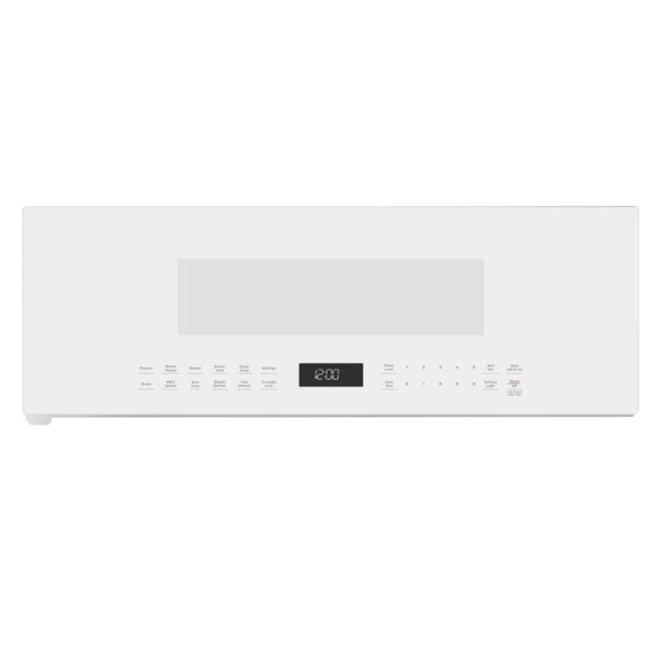 GE Profile 30" Over-the-Range Low Profile Microwave, 1.2 Cu. Ft., 1000 Watts, 400 CFM Hood Vent, LED Lighting, Auto Defr