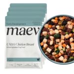 Alimento Congelado para Cachorros Maev Pollo Grado Humano Paquete de 4 Bolsas de 5 lb 20 lb Sin Granos con Colostro y Pr