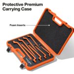 KLEIN TOOLS 47140INS - Juego de llaves aisladas de extremo de caja, clasificación de 1000 V, certificado ASTM F1505, com
