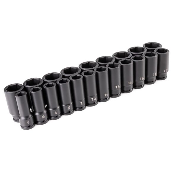 Juego de Llaves de Impacto TEKTON SID93002 3/4 Pulgadas 21 Piezas