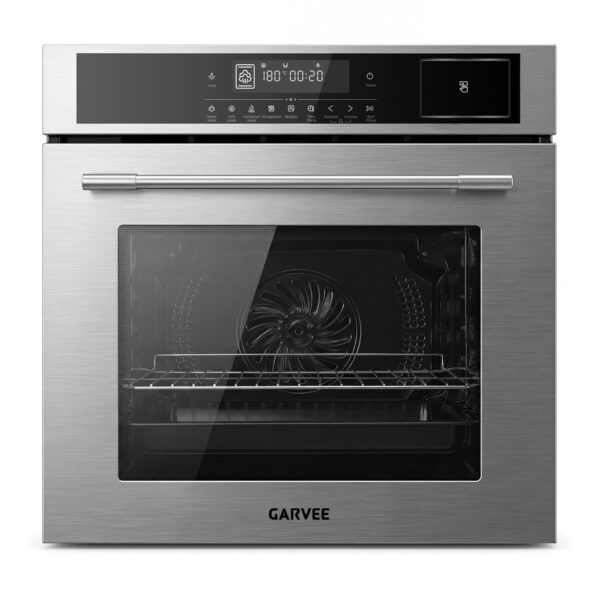 Garvee Combo de horno eléctrico de vapor integrado de 24 pulgadas, horno de pared de convección de 2.5 pies cúbicos, 5 m