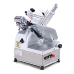 Dual Motor Electric Commercial Meat Slicer, 12 Inch Alloy Steel Blade, 0–15mm Adjustable Thickness with Built-in Automat