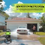 Hidrolavadora de Gasolina IvyBess Gas Pressure Washer 4200PSI 4GPM 7.0HP 209CC Manguera 25FT Ruedas 8 Pulgadas Verde