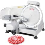 Garvee 240W Meat Slicer, Electric Food Slicer with 10" Round Blade and Built-in Sharpening Stone, Adjustable Thickness M